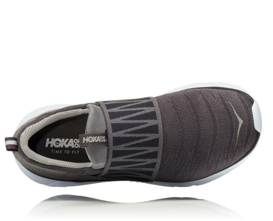 Hoka One One Running Shoes Womens Grey - Hupana Slip - 46190CGVP